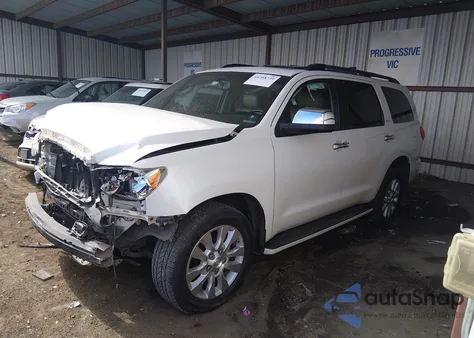 2014 Toyota Sequoia Platinum 5.7L V8 from USA, damaged, VIN 5TDYY5G13ES052671